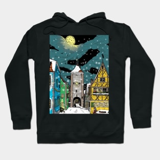 Rothenburg ob der Tauber Germany at Christmas Hoodie